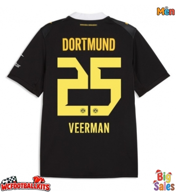 Borussia Dortmund Joey Veerman #25 Replica Away Stadium Shirt 2026-27 Short Sleeve